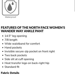 the north face wander way ankle pants